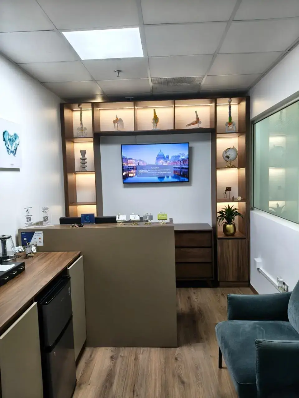 Recepción de la Torre Médica de Doctors Hospital en Monterrey